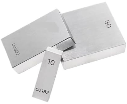 1PC 0.5MM-100MM Calibro a blocchi di precisione in acciaio Misura quadrata Gage Block for Calibro a corsoio Micrometro Calibrazione Calibrazione accurata(20mm)