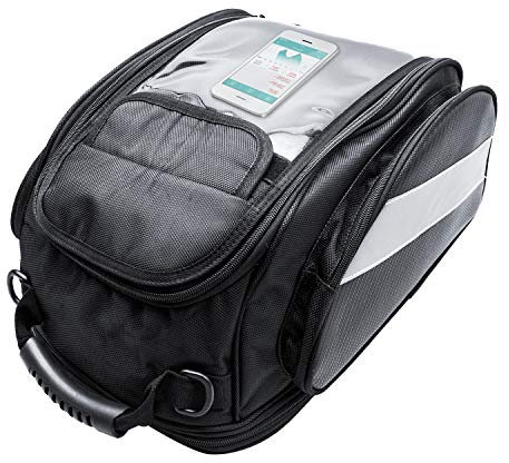 Dracarys Nero Motociclo Borse Serbatoio - Oxford Borsa con Sacco Nero per Motocicletta - Borsa Magnetica Forte per Honda Yamaha Suzuki Kawasaki Harley