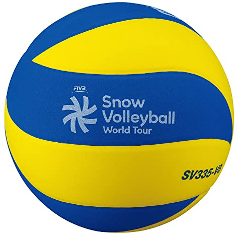 MIKASA SV335-V8, Fußball, Unisex, für Erwachsene, Gelbblau, 5