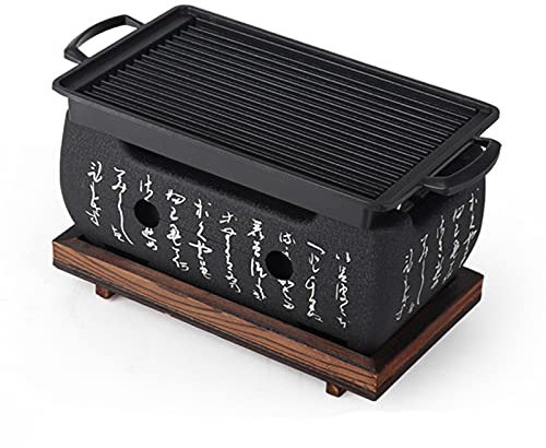 Griglia per Barbecue Giapponese da Tavolo, Accessori per Barbecue per Uso Domestico con Corpo del Forno in Lega di Alluminio per Viaggi in Campeggio in Giardino da Picnic