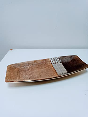 GILDE Keramik Schale Bradora braun/gold