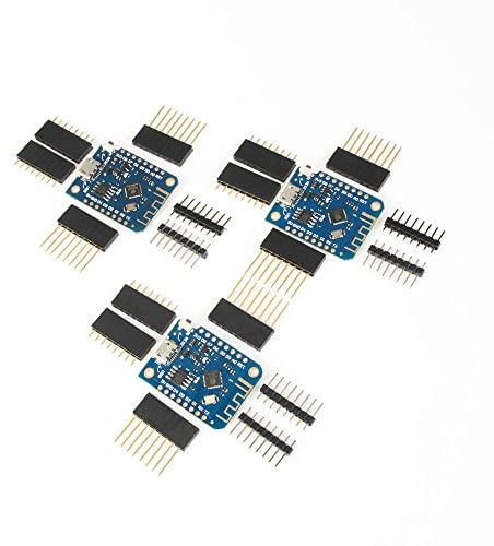 ANGEEK 3X D1V3.0.0 4MB WiFi IoT Entwicklungsboard, WLAN Modul, für ESP8266 für MicroPython, Arduin, Nodemcu