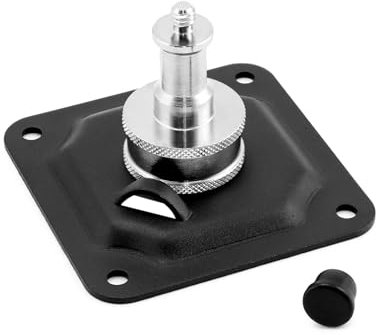 QWORK® Fixation de Support de Montage Mural et Plafond avec Filetage Universel 1/4 pour caméra, Moniteur, éclairage de Studio