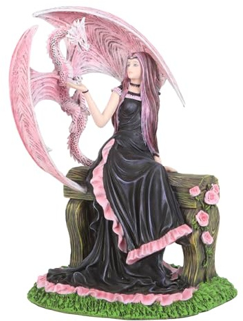 Elegant Dragon Figurine by Anne Stokes
