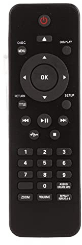Télécommande Universelle, Remplacement de la Télécommande du Lecteur DVD pour Téléviseurs, Lecteurs DVD, Lecteurs Multimédias en Streaming