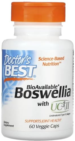 DoctorsBEST Doctor's Best - Boswellia with UC-II | Support for Joint Health - 60 Capsules