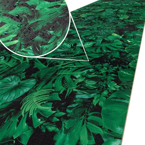 ANRO Küchenläufer Küchenteppich rutschfest Teppich Läufer Küche pflegleicht Teppichläufer Flur abwaschbar 200 x 52 cm Tropical