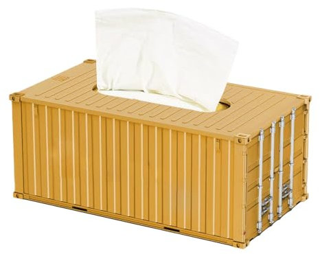 Exquisite Taschentuchbox, Behälter, Taschentuchaufbewahrung, Spender für Taschentücher, stilvolle Taschentuchbox, Papierhalter, Taschentuchbox, Aufbewahrungsbox für Wohnzimmer, Arbeitszimmer, Küche,