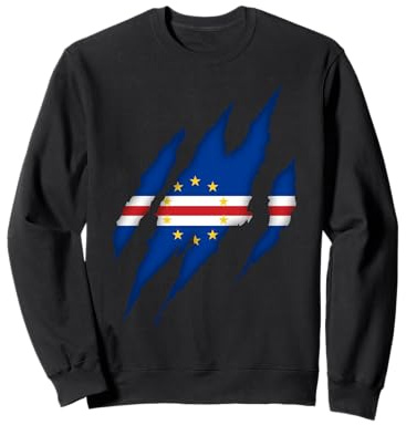 Cabo Verde,Cape verde Flag,Flag of Cabo Verde. Sweatshirt