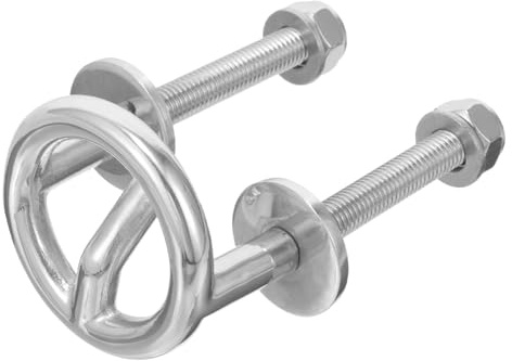 TOYANDONA Edelstahlhaken 62mm für Boot und Yacht zum Wasserski