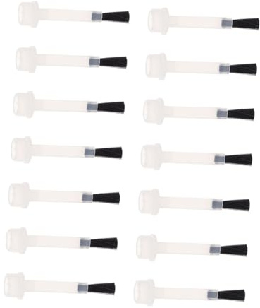 iplusmile Juego de 20 Pinceles para Uñas de Nylon Negro, 9Mm, para Dibujar Flores y Patrones, Herramienta Profesional para Manicura y Uñas DIY