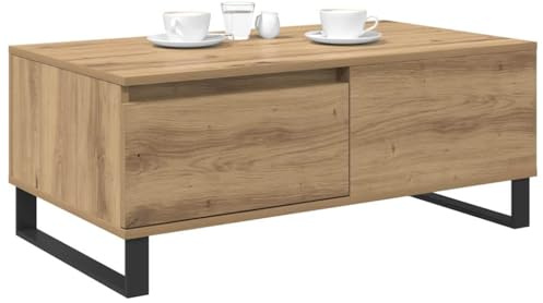 vidaXL Couchtisch Artisan-Eiche 90 x 50 x 36,5 cm Holzwerkstoff