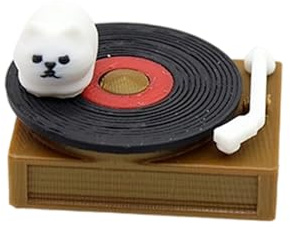 AOOOWER Grammophone Miniatur-Drehteller, Puppenhäuser, Stück, verleiht jedem Raum Vintage-Charme, Retro, Grammophon, Puppenhäuser-Zubehör
