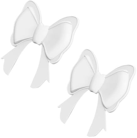 Wiboie Accesorios de fijación para Auriculares, 1 par de Bonitos Clips estéticos, decoración de Auriculares de de Silicona para Mujeres, niñas, Adolescentes, Estudiantes universitarios, Trabajo