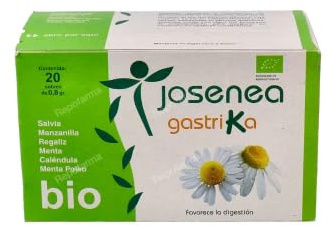 GastriKa Infusiones, Digestivas con Salvia, Manzanilla y Menta, 20 Sobres. Pack de 3