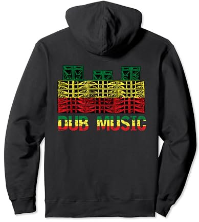 DUB Reggae Jamaican Musique Culture Système de sonorisation Sweat à Capuche