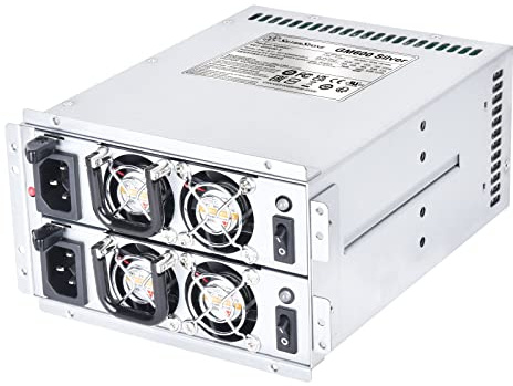 SilverStone SST-GM600S - Fuente de alimentación Mini redundante Cybenetics Silver 600W