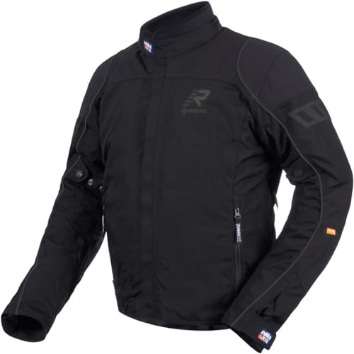 Rukka Trave-R Motorrad Textiljacke, schwarz/schwarz, 64