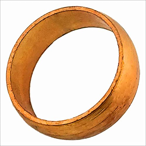 MegaHaustechnik Ersatzklemmring für Schraubfitting Klemmringverschraubung aus Messing für Kupferrohr Außendurchmesser 28mm Ersatzteil