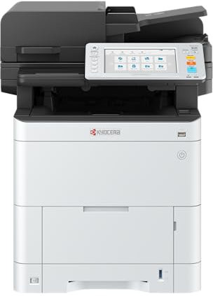 Kyocera Ecosys MA3500cifx/Plus 4-in-1 Farblaserdrucker Multifunktionsgerät. Drucker Scanner Kopierer, Faxgerät, mit Touchpanel. Mobile Print für Smartphone. Inkl. 3 Jahre Full Service Vor-Ort