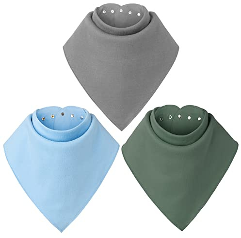 3PCS Adult Bib-Adult Bibs for Eating,Bandana Drool Bibs for Elderly Women And Men Washable Waterproof Large Clothing Protector for Special Needs Adults Kids,Nursing Home Essentials for Residents