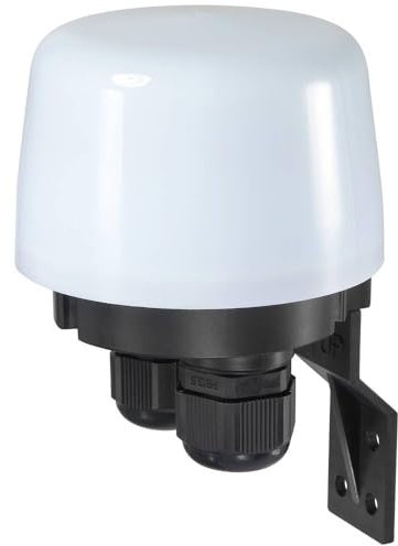 Sygonix SY-5836544 Interrupteur crépusculaire blanc, noir 230 V/AC 1 NO (T)