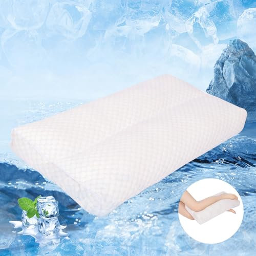 Cooling Knee Pillow for Side Sleeper, 3Leg Pillow for Side Sleeping, 100% Cooling Fabric Pillow for Between Knees While Sleeping - High Support Alternative for Relieving Leg, Back, and Knee Pain