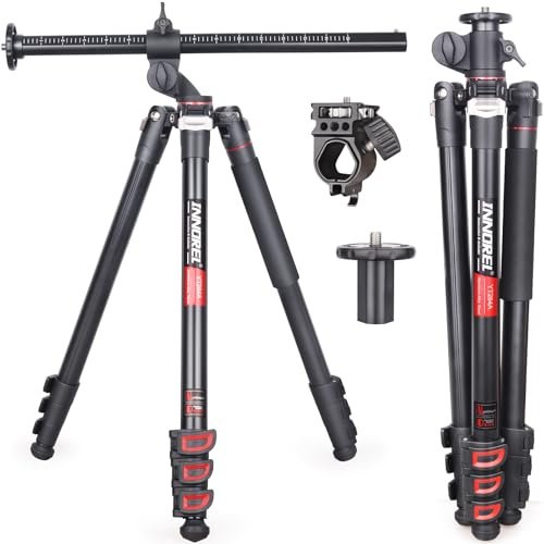 Trípode Horizontal INNOREL YT284A con Columna Central Multi-Angulo Giratoria,Tubo de 29mm Monopié Trípode Profesional para Cámara Digital DSLR Vídeo Videocámara sobre la Cabeza Carga 20kg