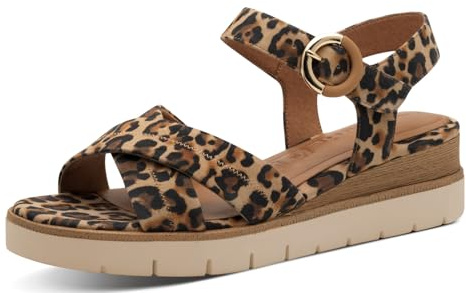Tamaris Sandalette Damen Keilabsatz braun,EU 39