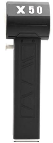 Zwfjcmsa X50 - Ventilador turbo de mano para secadora de coche, motor sin escobillas, alta potencia, 1300 g, ventilador turbo negro