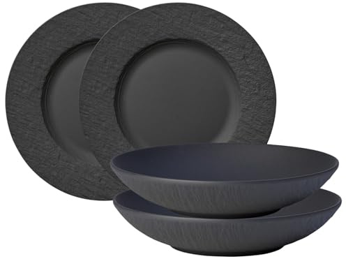 Villeroy & Boch Manufacture Rock Tafelset 4tlg