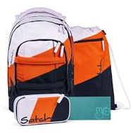 Satch Schulrucksack-Set Pack Bundle Sun Catcher - Dunkelblau | Ergonomisches 4-teiliges Set mit 30 L Stauraum, standfest und durchdachter Organisation für die 5. Klasse