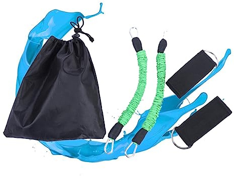ROMISBABA Bandas Resistentes Tobilleras Ajustables para Piernas y Entrenamiento De Agilidad Equipo Fitness para Gimnasio Casa Fortalecimiento Resistencia y Movilidad Color Verde