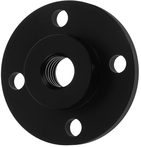 TOPBATHY Aluminiumlegierung Mikrofon Wandhalterung Gewinde Flanschhalter Stabil und Langlebig Mikrofon Halter für Tisch Decke und Wandmontage
