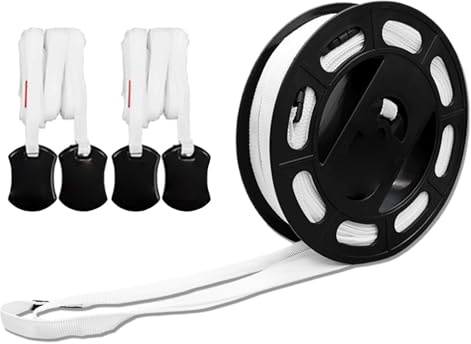 Naqqios Trainingsbegrenzungsmarker – Badminton-Feld-Linien-Set, 1200 g, Spielrand im Freien, leuchtendes Sichtbarkeitsband, langlebiges Feldmarkierungsband