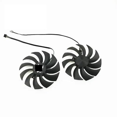 LFGOZSD Laptop parts 2 FAN 100MM 4PIN GAA8S2U RTX3070 GPU fan for ZOTAC for GAMING for GeForce RTX 3070 for AMP for Holo graphics card cooling(Silver)