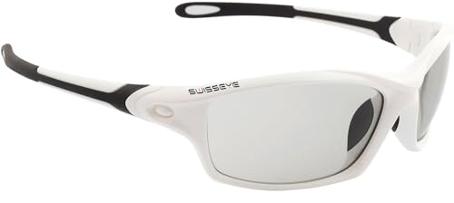 Swisseye Grip Sportbrille (100% UVA-, UVB- und UVC-Schutz, verstellbarer Nasenbereich, splitterfreies Material TR90, inkl. Mikrofaserbeutel)