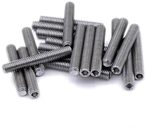M2 (2mm x 10mm) Hex Socket Grub Screw (Cup Point) - Stainless Steel (A2) (Pack of 20)