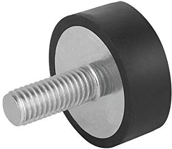 KIPP – kontrolldelar | Standardelement – kontrolldelar | Standardelement K0571.02001055.20 K0571 gummibuffert, svart, 10 mm