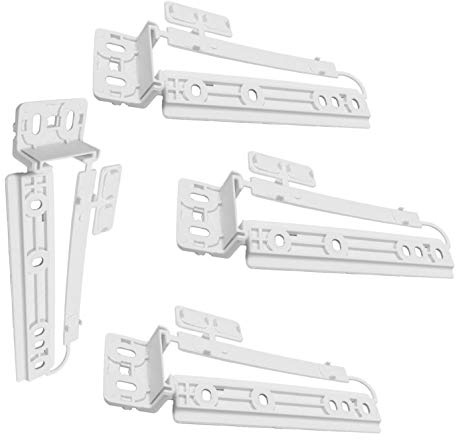 UTIZ Integrated Fridge Door Slide Mounting Universal Bracket Fixing Kit Pack of 4