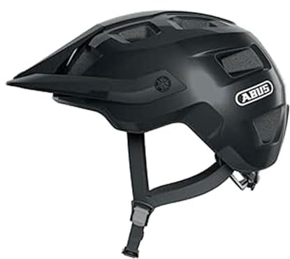 ABUS Casco MTB MoTrip - robusto casco da bici con visiera regolabile in altezza per mountain biker - vestibilità personalizzata - unisex