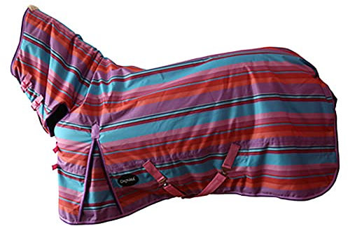 BNALU Abschwitzdecke fürs Pferd ist atmungsaktiv Transportdecke Weidedecke Winterdecke Winterbaumwolle Weich und warm Reitausrüstung Outdoordecke (Size:145CM)