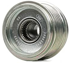 BOSCH Generatorfreilauf Riemenscheibe Lichtmaschine 021903119G 022903119A 48522052F Kompatibel mit VW Golf 4 Schrägheck 1J1 Golf 6 5K1 Golf 5 Schrägheck 1K1 POLO 9N Polo Schrägheck 6R1, 6C1