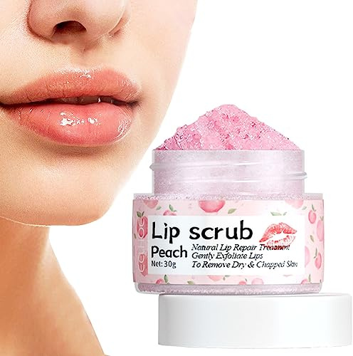 30g Lippenpeeling-Balsam oder Frauen,Brighten Lips Scrub Lip Scrubs Exfoliator Moisturizer or Cracked Dull Lips - Lippenpeeling oder dunkle Lippen Lippenpflegeprodukte Geschenk