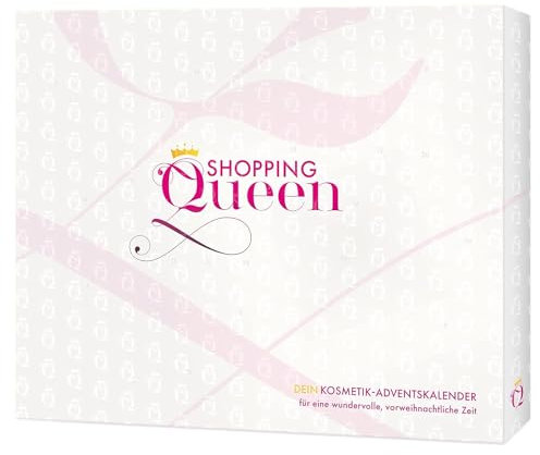 Shopping Queen Weiss - Kosmetik-Adventskalender, 24 Beauty- und Make-Up Überraschungen, Highlights für Augen, Lippen und Gesicht, tolle Geschenk-Idee für Mädchen und Frauen