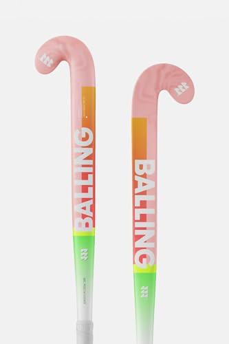 BALLING Junior 10 Midbow Hockeyschläger, Hockey, Feldhockey, Kinder, Junior (Rosa, 88,9 cm)