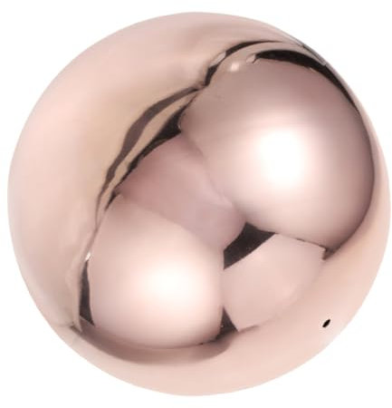 TINEASUR Boule De Jardin Acier Inoxydable Polie Décoration Réfléchissante Creuse pour Espaces Extérieurs Style Moderne Et Élégant