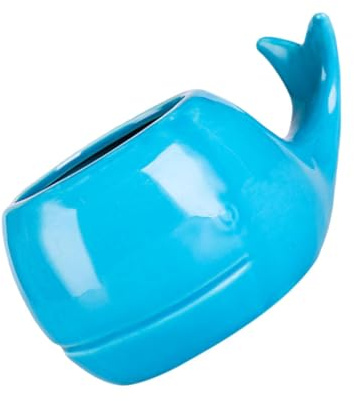 PRETYZOOM Taza de Cerámica Azul Asa Cómoda Diseño de Ballena Capacidad 450ml para Uso Doméstico y Cócteles Creativos y Divertidos