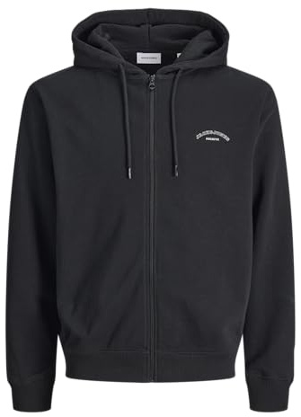 JACK & JONES Herren Jjcollege Logo Sweat Zip Hood