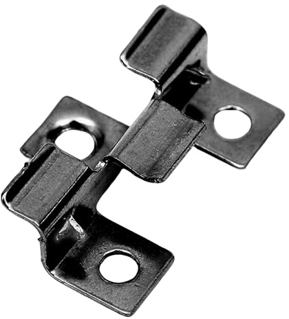 Lot de 100 clips de terrasse en acier inoxydable WPC en forme de U, clip de fixation avec ardillon pour lames de terrasse WPC en extérieur, fermeture de sol en bambou, joints de dilatation de 4 mm